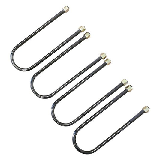 4 Pcs Round U Bolts for 3.5 Inch Wide Leaf Springs 13.5 Inch Long 94-18 Ram 2500/3500