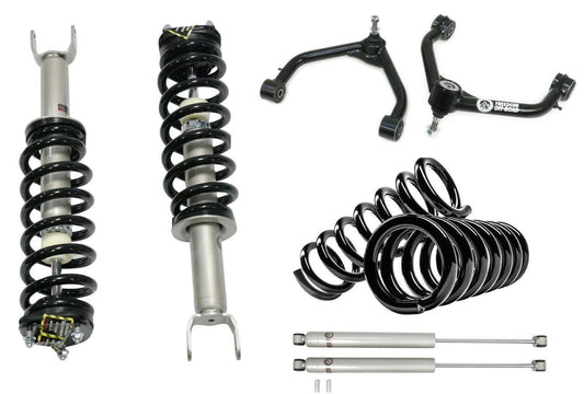 Front 3.5 Inch Lift Struts w/ Rear 3 Inch Lift Springs, Shocks, and Front Upper Control Arms 2012-2018 Ram 1500/2019-Present Ram 1500 Classic