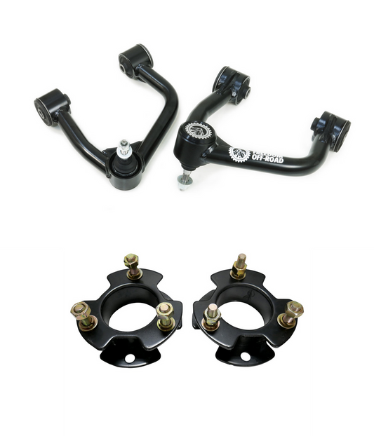 2.5 Inch Front Strut Spacers/Front Upper Control Arms for 2-4 Inch Lift