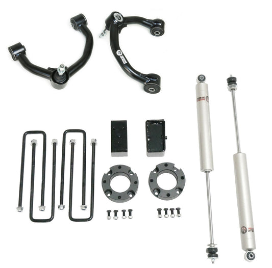 3 Inch Lift Kit Front Spacers w/ Rear Blocks, Shocks, and Control Arms