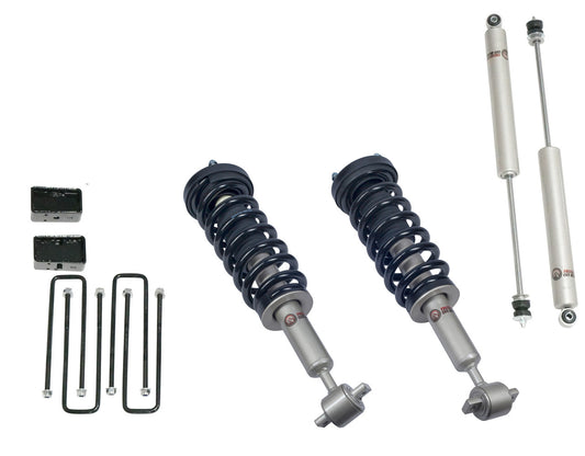 2 Inch Lift Kit Front Struts w/ Rear Blocks and Shocks 14-24 Ford F-150