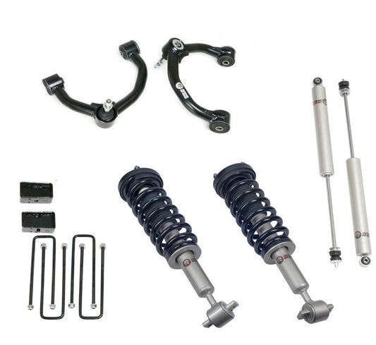 2 Inch Lift Kit Front Struts w/ Rear Blocks, Shocks, and Control Arms
