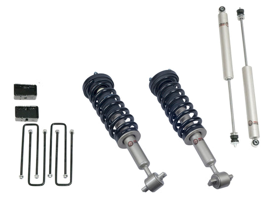 3 Inch Lift Kit Front Struts w/ Rear Blocks and Shocks 14-24 Ford F-150