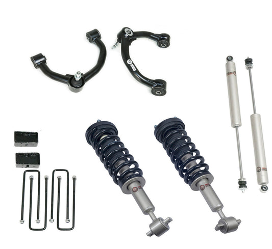 3 Inch Lift Kit Front Struts w/ Rear Blocks, Shocks, and Control Arms