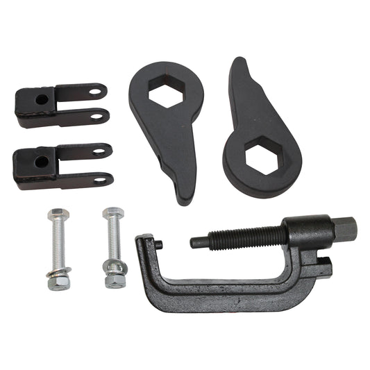 1-3 Inch Leveling Kit Torsion Keys Install Tool Shock Extenders 02-06 Avalanche 1500 99-06 Silverado/Sierra 1500 00-06 Tahoe 00-06 Yukon/Yukon XL 1500