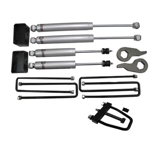 1-3 Inch Leveling Kit w/Shocks and Torsion Key Tool 01-06 Silverado/Sierra 1500 HD 01-10 Silverado 2500 HD/3500 HD