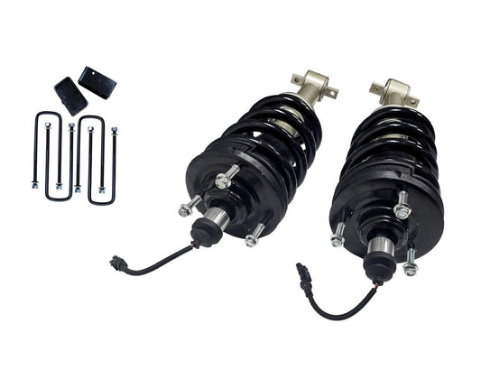 2 Inch Lift Mag Ride Delete Loaded Struts with Rear 2 Inch Blocks