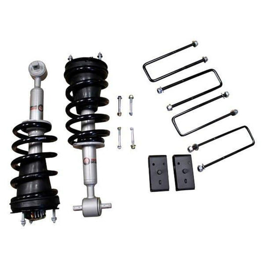 Front 2.5 Inch Lift Struts w/ Rear 2 Inch Blocks 2007-2018 Silverado/Sierra  1500