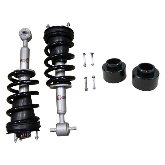 3 Inch Front Struts w/2 Inch Rear Spring Spacers 07-13 Escalade 07-13 Avalanche 14-18 Suburban 07-13 Suburban 1500 07-20 Tahoe 07-20 Yukon 15-20 Yukon XL