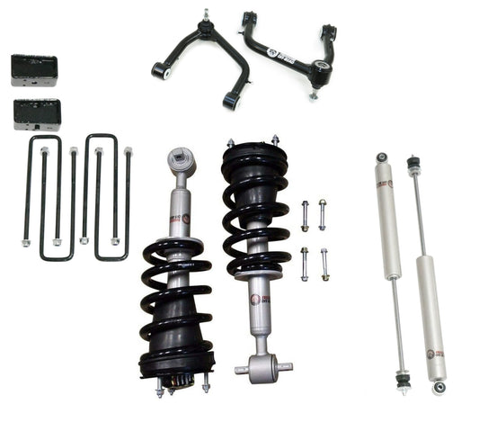 3 Inch Lift Kit w/ Front Struts, Rear Blocks, Shocks, and Front Upper Control Arms Freedom Offroad