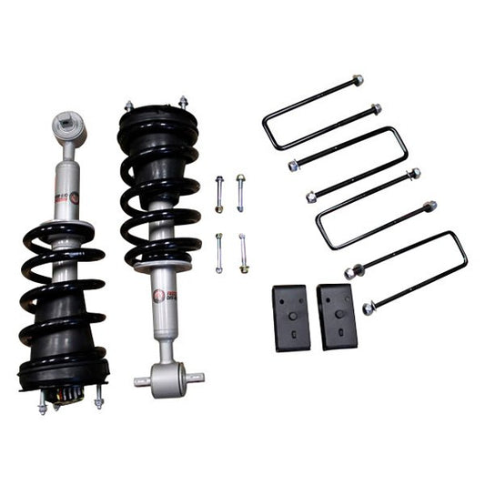 3 Inch Front Lift Struts and 2 Inch Rear Blocks w/ U-Bolts 2019-Present Silverado/Sierra 1500
