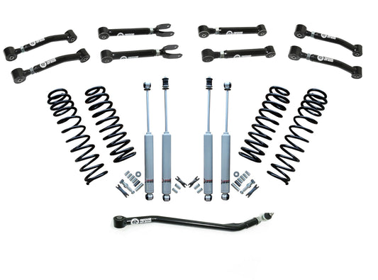 2.5 Inch Lift Kit w/ Shocks, Adjustable Control Arms, and Adjustable Front Track Bar 1997-2006 Jeep Wrangler TJ/1997-2006 Jeep LJ
