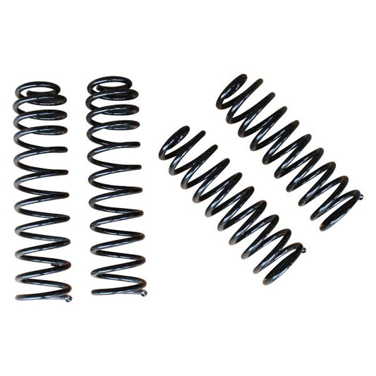 4 Inch (4DR)/4.5 Inch (2DR) Front and Rear Lift Springs 07-18 Jeep Wrangler JK/JKU