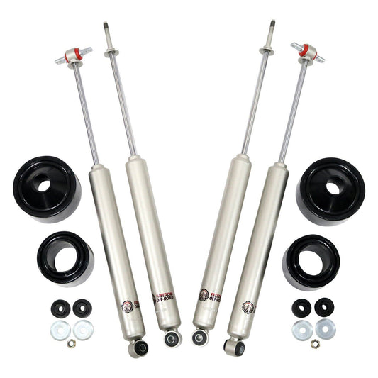 2.5 Inch Front / 2.5 Inch Rear Lift Spacers w/ Shocks 07-18 Wrangler JK