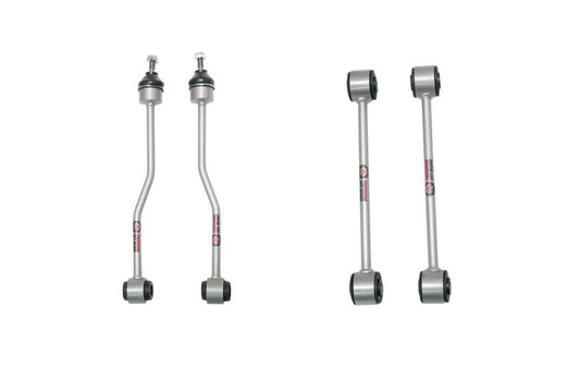 Front and Rear Extended Zinc-Nickel Sway Bar End Links for 2-4 Inch Lift 97-06 Jeep Wrangler