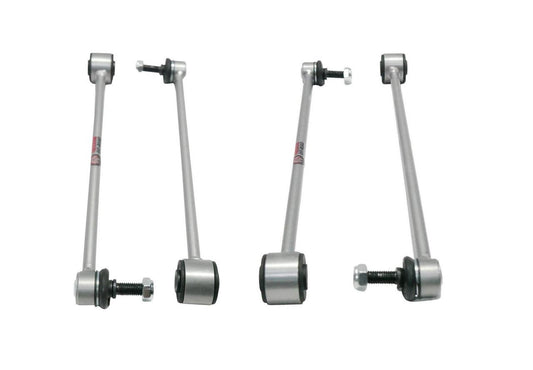 Front and Rear Extended Zinc-Nickel Sway Bar End Links for 3.5-6 Inch Lift 07-18 Jeep Wrangler JK
