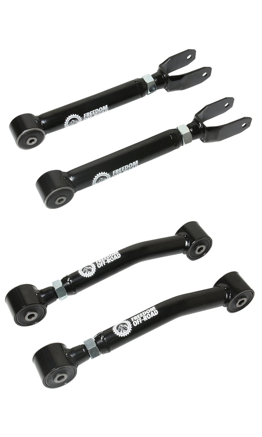 Adjustable Front Upper and Lower Control Arms 0-8 Inch Lift 84-01 Cherokee 97-06 Wrangler