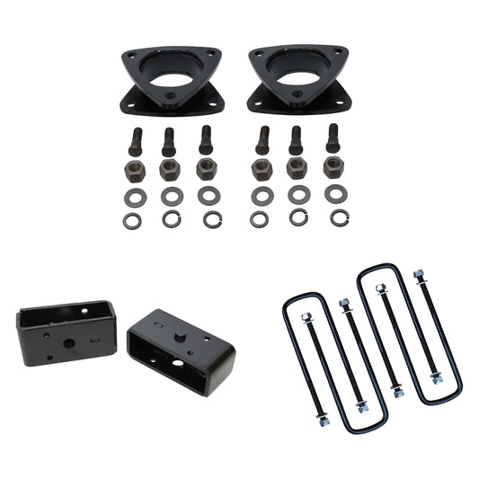 3 Inch Front Steel Strut Spacers 2 Inch Rear Lift Blocks w/U Bolts 05-23 Tacoma