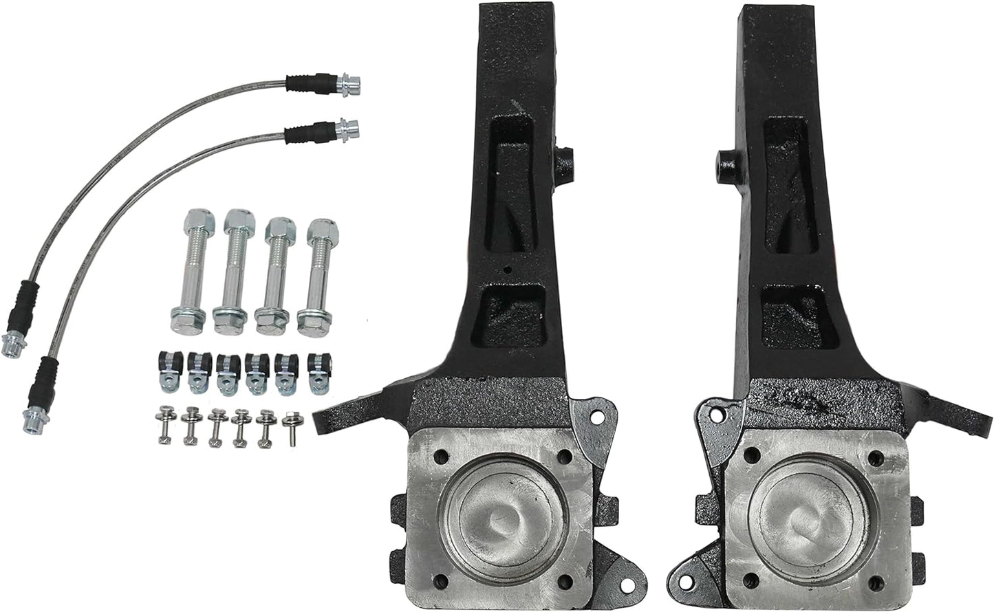4 Inch Front Lift Spindles w/Extended Brake Lines 05-23 Tacoma RWD