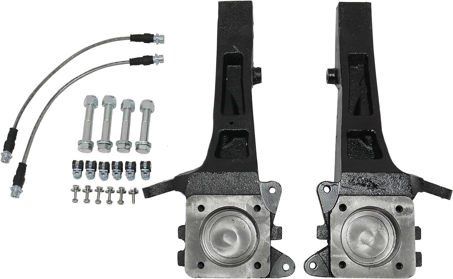 4 Inch Front Lift Spindles w/Extended Brake Lines 05-23 Tacoma RWD