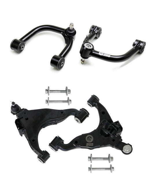 Front Upper and Lower Control Arms for 2-4 Inch Lift KDSS 10-23 GX460 10-24 4Runner