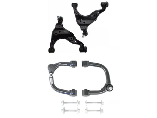 Front Upper and Lower Control Arms w/ Cam Bolts For 2-4 Inch 1995-2004 Toyota Tacoma Lift