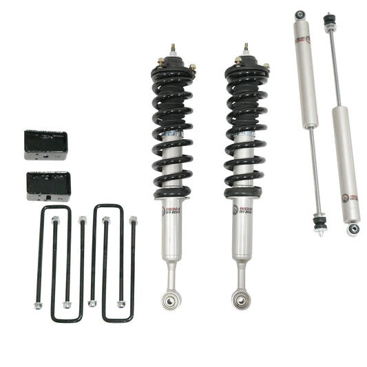 3 Inch Lift Kit Front Struts w/ Rear Blocks and Shocks 05-23 Toyota Tacoma
