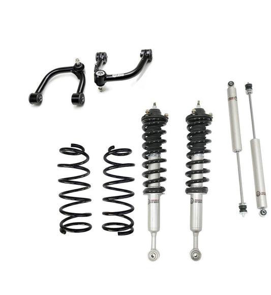Front 3.5 Inch Lift Struts w/ Rear 3 Inch Lift Springs, Shocks, and Front Upper Control Arms 2003-2024 Toyota 4Runner/Toyota GX470/Toyota GX460/Toyota FJ Cruiser