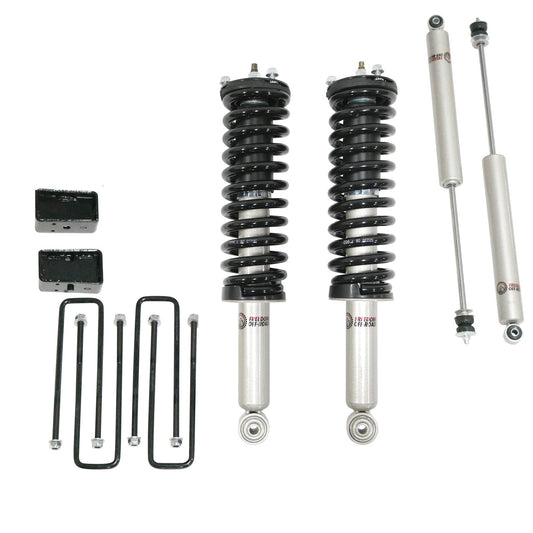 3 Inch Lift Kit Front Struts w/ Rear Blocks and Shocks for  00-06 Tundra