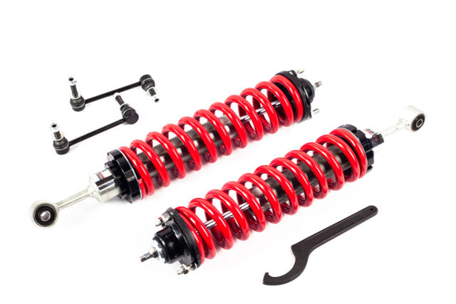 2.5-5 Inch Adjustable Coilovers 3 Inch Rear Blocks w/U Bolts and Shocks 05-23 Tacoma